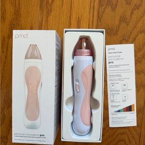PMD Microderm Pro Device in Pink and White personal microderm pro